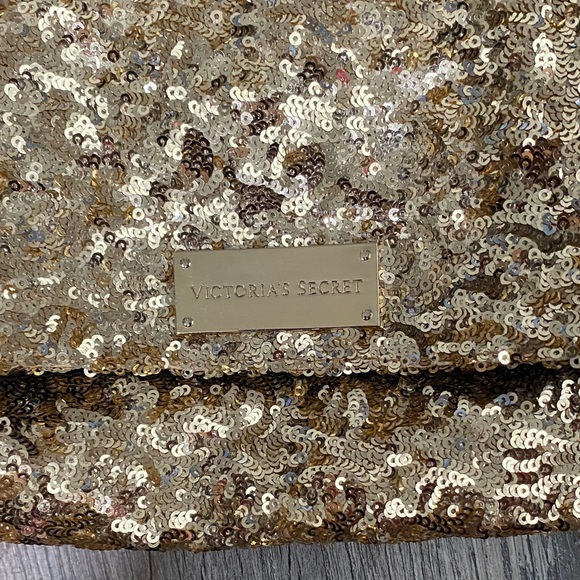 Victoria\'s Secret Sparkling Gold Clutch